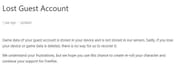 You cannot recover guest account in Free Fire (Picture Courtesy: ffsupport.zendesk.com)